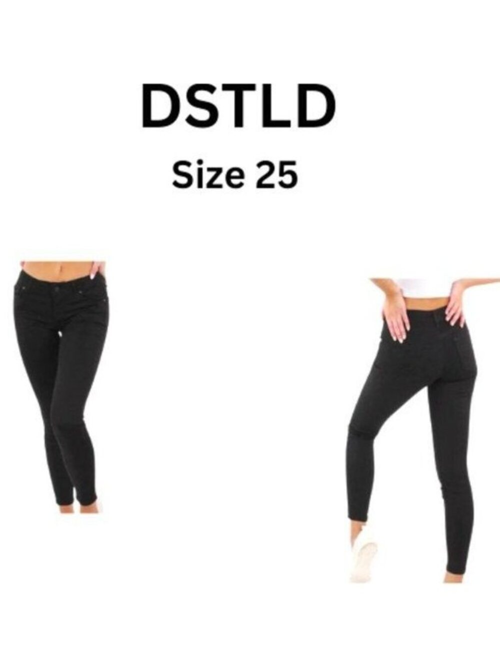 DSTLD NWT Women's midrise stretch skinny jeans size 25.